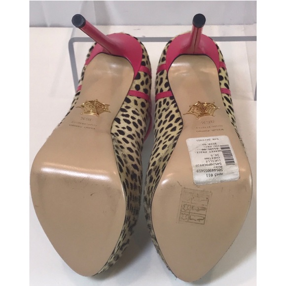 Charlotte Olympia Lucille Cheetah Pump - Picture 7 of 8